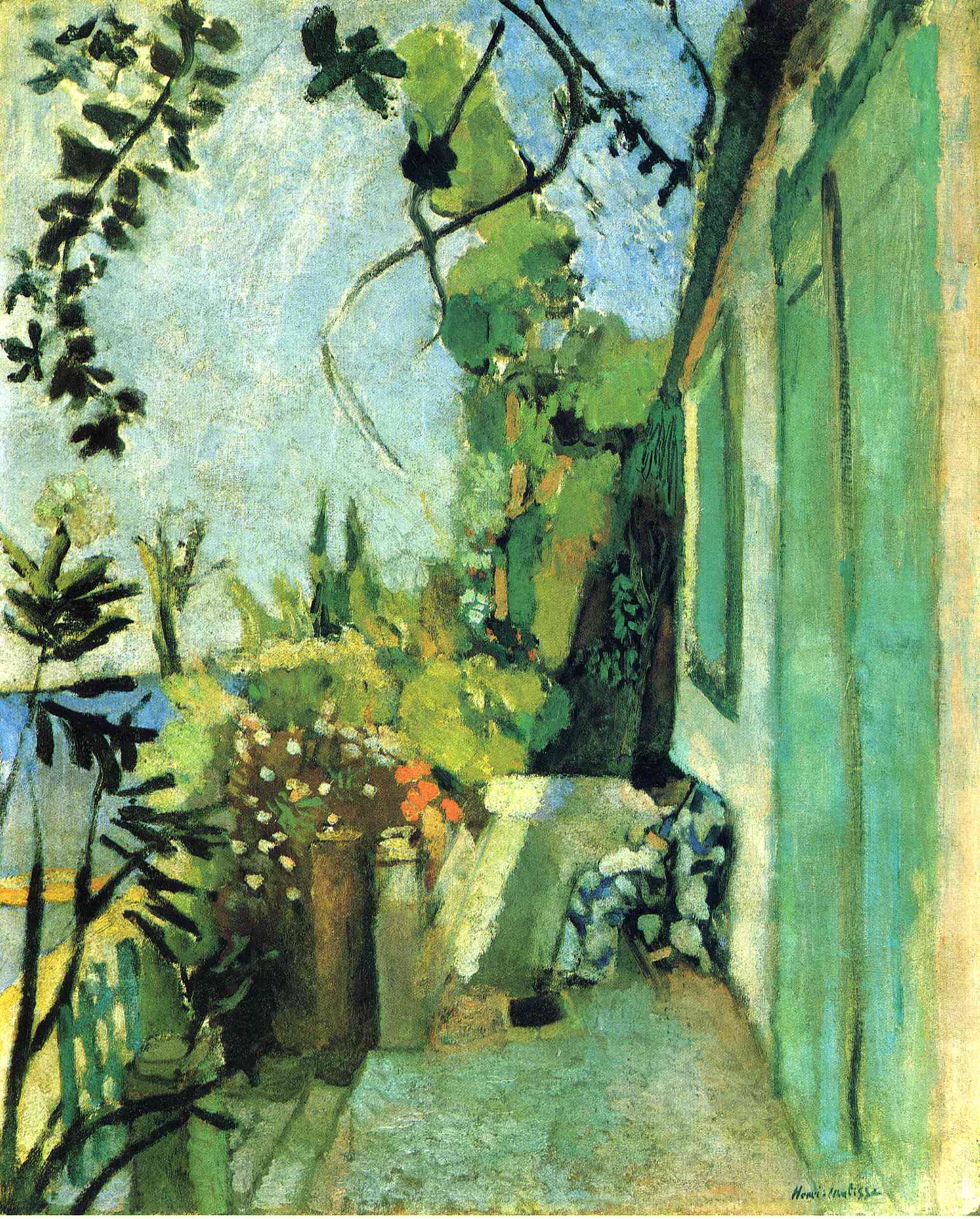 Henri Matisse - The Terrace, St. Tropez 1904